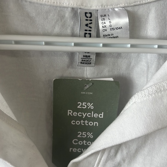 H&M Collared Button Crop Top - Picture 2 of 2